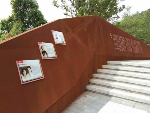 唐山耐候钢挡土墙